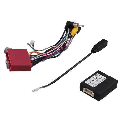 16pin Wiring Harness Canbus Decoder Box Adapter for -7 -9 CX7 CX9 Android Stereo 2