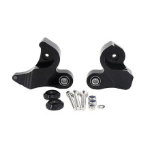 Rear Suspension Shock Absorber Adjuster Kit for Yamaha XMAX 300 2023-2025 Black