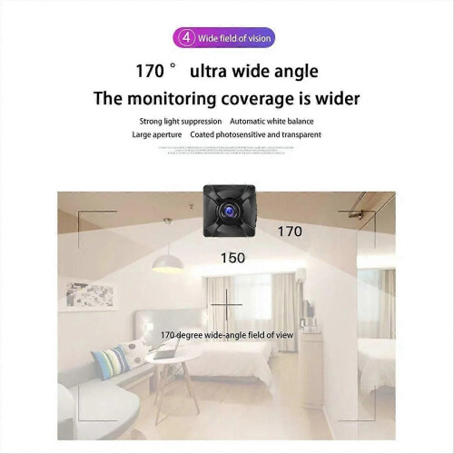 Ασύρματη κάμερα 4K 1080P X5, τηλεχειριστήριο IP/AP 2