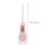 2St - En Voedselthermometer Waterdicht ABS Roze 2