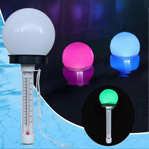 Solar Pool Thermometer Floating - Decorative & Practical for Indoor Outdoor Pools Spas 1