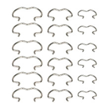18 pezzi 800-801 6-3/8 pollici, 6-1/2 pollici, 6-5/8 pollici Clip di fissaggio rapido per tubo di raffreddamento