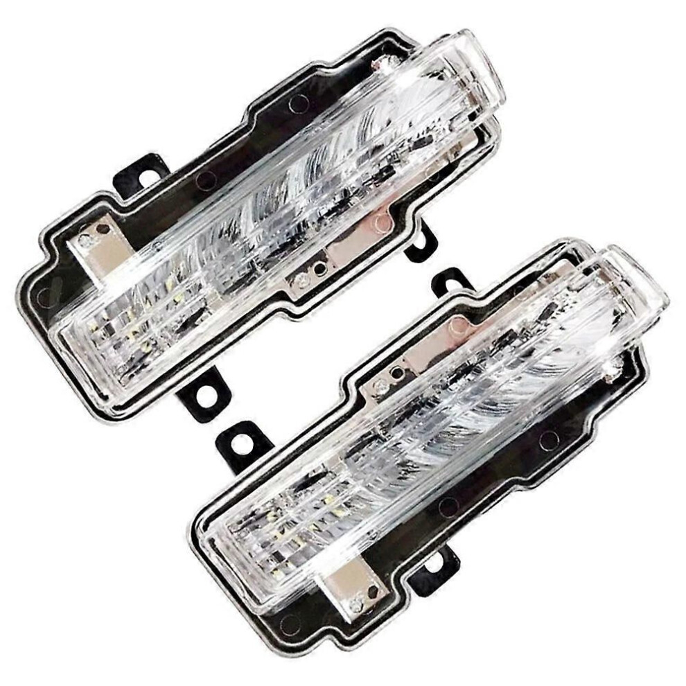 Led Drl For Mitsubishi Pajero Montero Iv 2015-2020 Daytime Running Fog Head Light/White 9319739920888