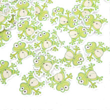200 Pcs Wooden Buttons 4 Packs TwoHole Animal Buckles for DIY HandMade Clothing Decoration