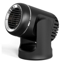 Car Glass Defogger Car Heater Car Defroster 12V Quick Heat Cold Heater Hairdryer Heater Electric Heater Black
