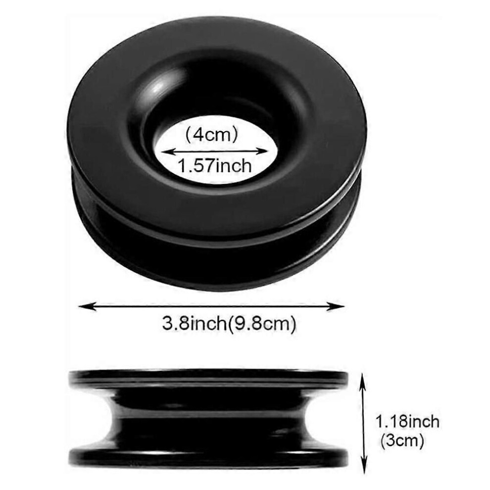 Shackle Winch Rope + Recovery Snatch Ring Pulley Recovery Ring For Atv Utv Suv Off-Road Towing Truck 4X4 Boat Marine 9319739916881
