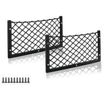Car Storage Net Bag Boat Mesh Net Holder Car Pocket Organizer Net Car Mesh Framed Net Pocket, 14 x