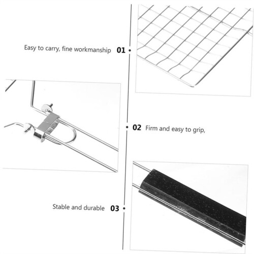 BBQ Net Non-Stick Grill Grill Mat Picnic BBQ Tools 2