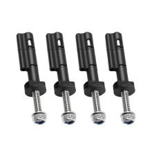 4PCS Lockable Mounting Pins for MaxTrax MKII Recovery Boards, Anti-Theft Safety Drawbar Kit