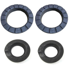 Rear Suspension Spring Upper and Lower Pad compatible for Mitsubishi Paiero Montero III IV 1999-2016 MR418047 MR418548
