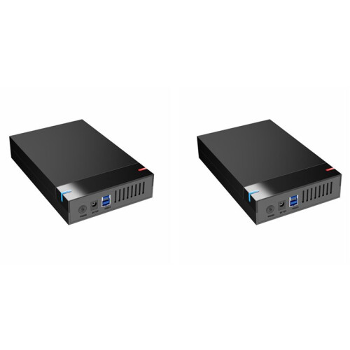 2X Caixa de HDD  para Adaptador USB 3.0 Gabinete de Disco Rígido Externo Disco SSD de 3,5 Polegadas Caixa de HDD de 10 TB para PC Lapop Plugue UE