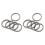 Titanium Key Ring, Quick Release Side-Pushing Ring, Super  Key Organizer, Outer Diameter 30MM, 10PCS 1