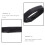 10Pcs Portable Black Watchband Retainer Loops Replacement 5