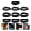 10Pcs Portable Black Watchband Retainer Loops Replacement 7