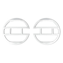 Copertura protettiva per fari auto compatibile con accessori 2021-2024, colore bianco