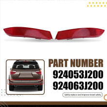 Coppia di catarifrangenti per luci posteriori paraurti auto 924053J200 924063J200 92405-3J200 compatibili