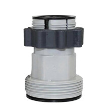 Hose Conversion Adapter for 10722 1.5in Pool Hose Adapter to 1.25in Threaded Interface Outer Diameter