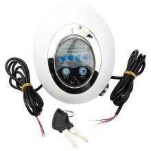 Faro a LED 3 in 1 per bici elettrica, scooter, luce anteriore, clacson, blocco, pannello strumenti,