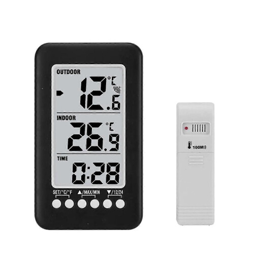 Digital termometer Utomhus Inomhus LCD-temperaturtermometrar 1