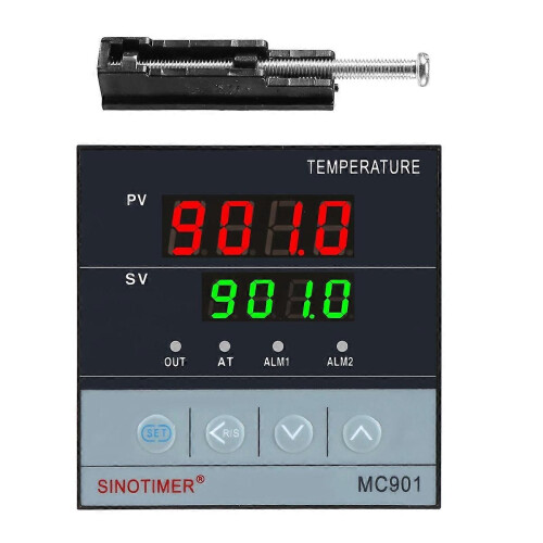 MC901 Digital Waterproof PID Temperature Controller K Type PT100 Sensor Input Relay SSR Output 1