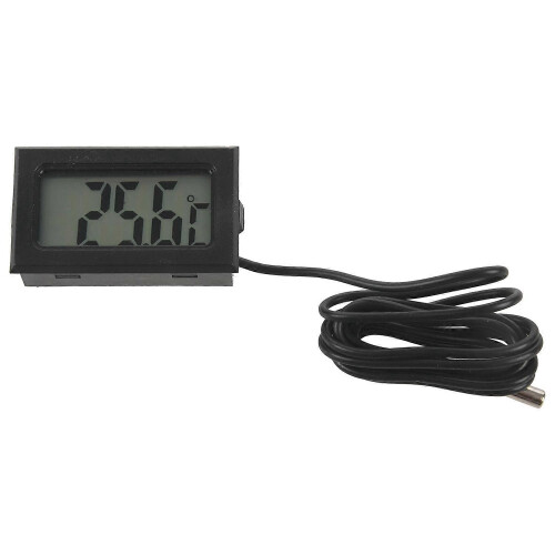 Ψηφιακό θερμόμετρο LCD με αισθητήρα θερμοκρασίας, εύρος -50C έως +110C 1