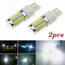 2 st T20 W21/5W 7443 W21W LED DRL Sidoljus Supervita Glödlampor - Ersättning för blinkers, backljus