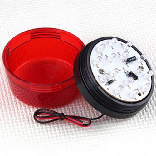 3X 12V Alarm LED Flashing Strobe Light compatible Home Security Alarm System Red 1