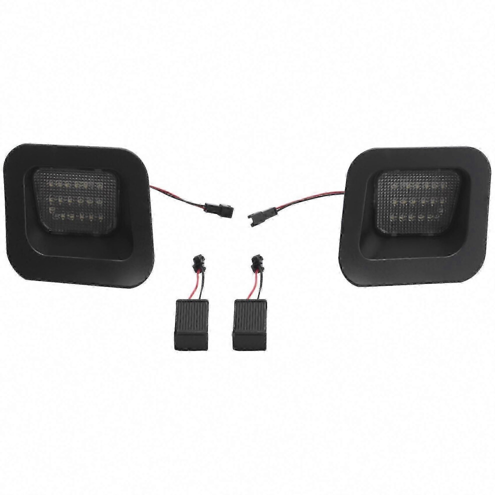 Smoke Led License Plate Lights For Dodge Ram 1500 2500 3500 2003-2018 Rear Number Plate Lights 9319739927153