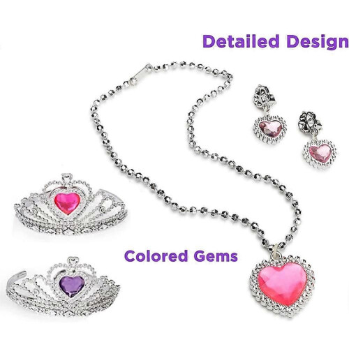 Συμβατά παπούτσια με στολές πριγκίπισσας, παιδικά τιάρ 1