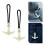 10Pcs Light Shaped Zipper Pulls PVC Cord for Luggage Bags 6