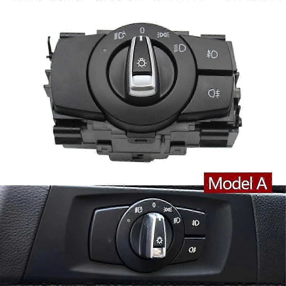 Headlight Switch Rotary Knob Button for 1 3 X1 Series E81 E87 E90 E91 E92 E84