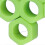 100pcs Dental Code Rings Silicone Color Code Instrument Rings for Instruments Identification Green 4