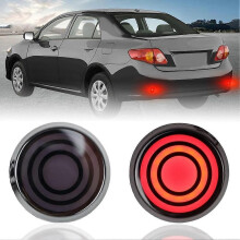 LED Rear Bumper Reflectors Brake Light for Toyota Scion IQ Sienna Corolla Rear Fog Light Tail Lamps Accessories
