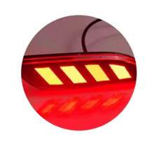 Car LED Rear Bumper Lights Dynamic Turn Signal Light Brake Lights Reflector Lights for Chevrolet Spark 2010-2015