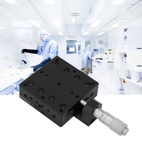X-micrometer, FinE manual adjustment, 60 x 60 mm precision linear stages with crossed rollers 2