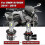 2-Piece H7 HB3 LED Headlight Conversion Kit 6000K for Motorcycles 2014-2019 Models 1