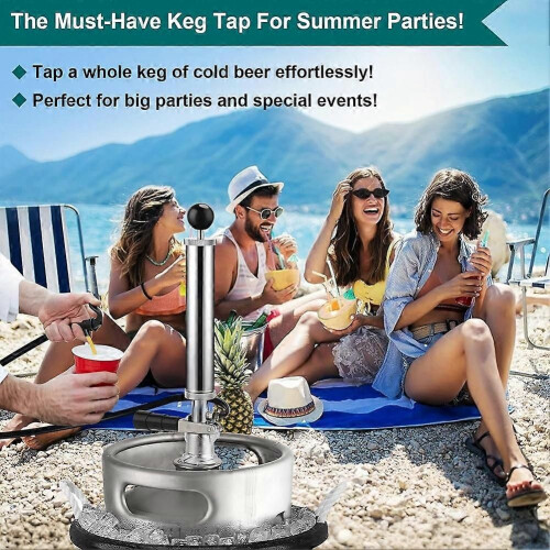 Αντλία βαρελιού μπύρας 8 ιντσών Keg Tap, αντλία πάρτι βαρελιού 2
