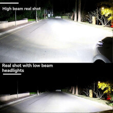 2Pcs 3 Inch Projector Lenses Light 12V Car Headlight 55W Low Lights 65W High Lights Universal Car Headlamp