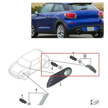 Seitenmarkierungsleuchte hinten mit Blinker für Mini Clubman Cooper R55 R56 R57 R58 R59 R60 R61 5613132751333