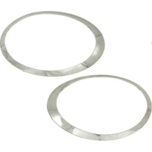 Chrome Silver Headlight Trim Ring for Mini Cooper Models 2007-2015