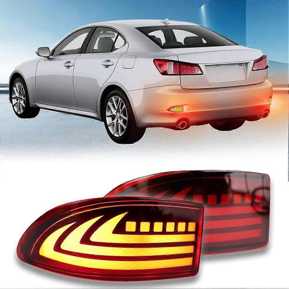 Led Rear Bumper Reflectors For Lexus Is Is250 Is300 Is350 2006-2012 Turn Signal Brake Tail Lamps Accessories Light 9319739918991