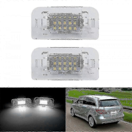 2 τεμάχια φώτα πινακίδας κυκλοφορίας LED B-Class για W246 W242, συμβατά με Canbus
