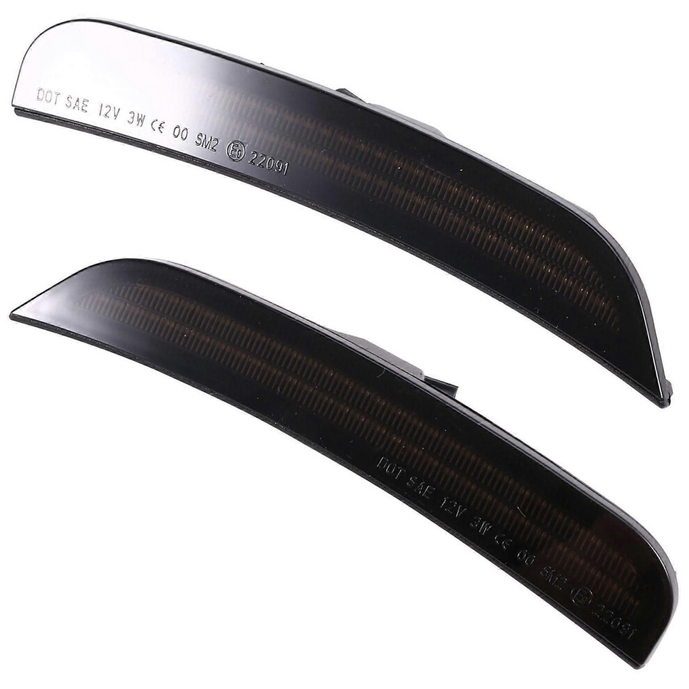 Car Rear Fender Lamps Led Side Marker Smoked Lens Waterproof Indicator For Chrysler 300 2015-2022 Red/Light 9319739922097