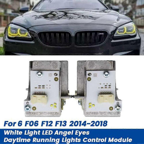 Μονάδα προβολέων LED Angel Eyes DRL φώτα ημέρας λευκά για BMW Σειρ