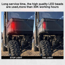 UTV Tail Light Assembly LED Taillight for Polaris Ranger 570 900 1000 XP General 1000 Rear Brake Stop Light 2412774