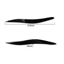 1 Pair Headlight Eyebrow Bright Piano Black Headlight Eyebrow Cover Decoration Stickers for Lexus IS250 IS300 2006-2012