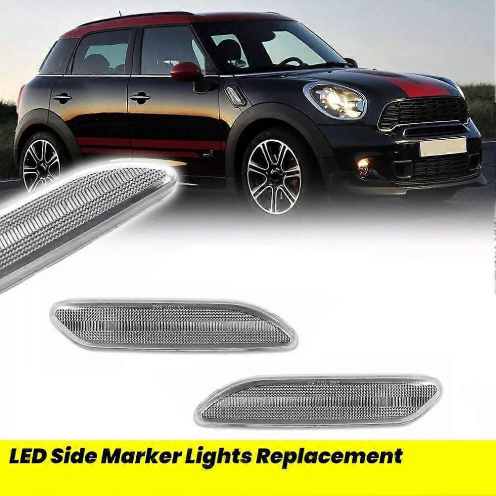 1Pair Side Fender Led Turn Signal Marker Lamp For Mini R61 Paceman R60 Countryman 10-17 63139802569 63139802570 Light 9319739921151