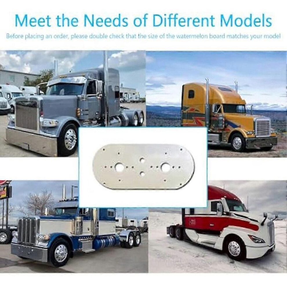 2Xwatermelon Mounting Plate,Above Door Dome Plate For Commercial Truck Peterbilt 359 379 389 Kenworth W900l Light 9319739920161