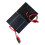 2X 12V 1.5W Solar Panel with Clip Charging Battery System Polycrystalline Solar Panel for Small Power Appliances 6