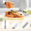 Retractable compatible fork and Spoon Set Barbecue, Dinner, Dessert Tableware 4